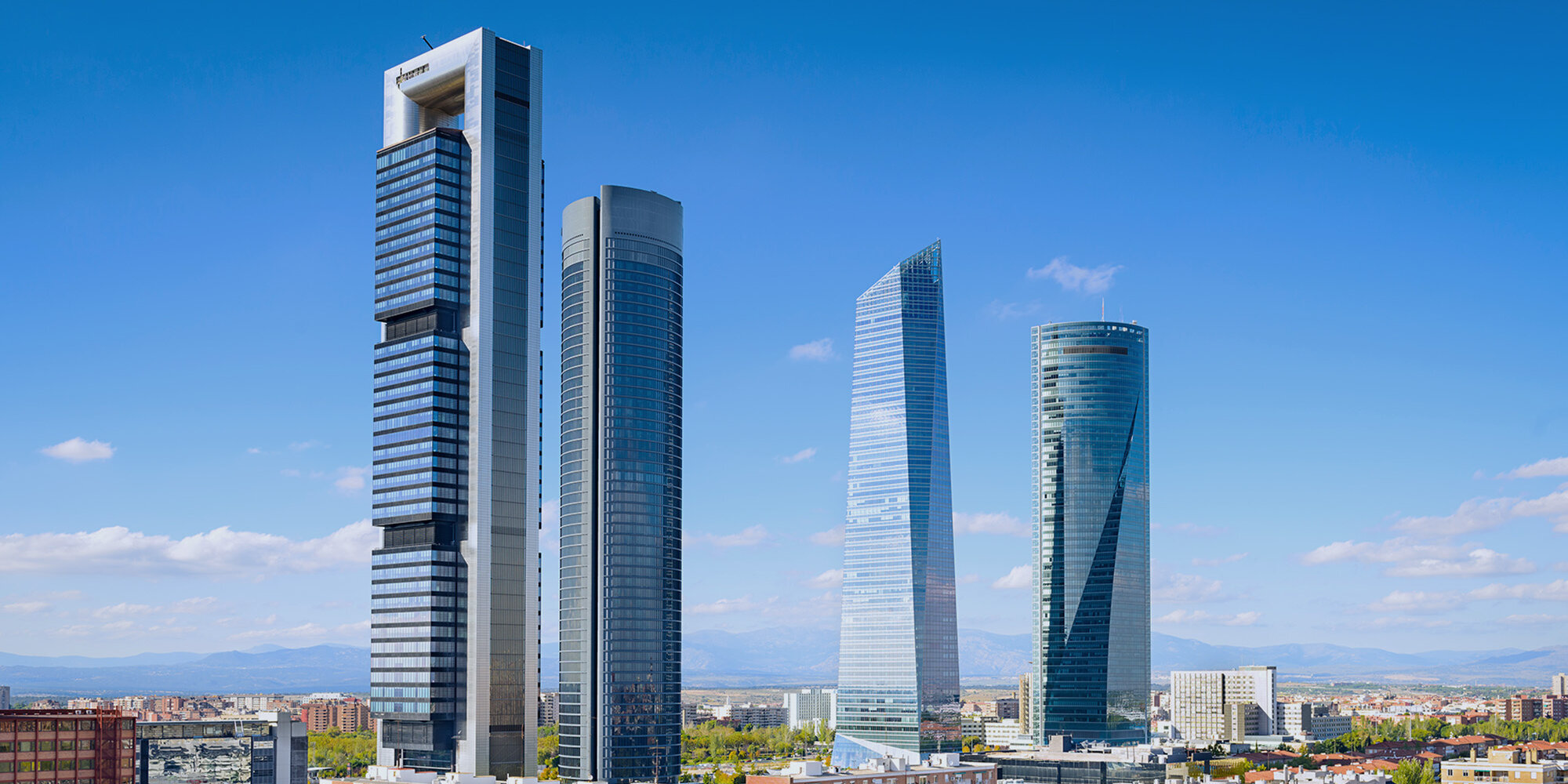 Cuatro Torres Business Area in Madrid